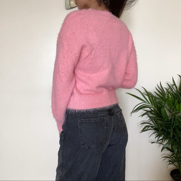 Baby Pink Fuzzy Sweater - Picture 3 of 4